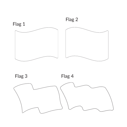 Flag Themed Shapes