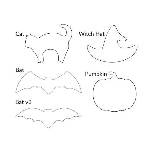 Halloween Themed Shapes