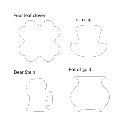 St. Patrick's Day Themed Shapes